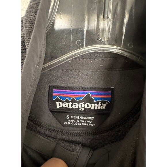 Patagonia Men's Snap Fleece Quarter Closure Sweater Gray Long Sleeve Size Small - Picture 6 of 9